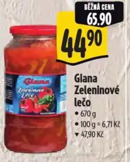 Albert Glana Zeleninové lečo nabídka