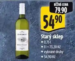 Albert Starý sklep nabídka