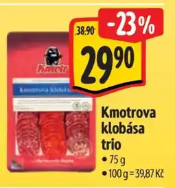 Albert Kmotr Klobása Trio nabídka
