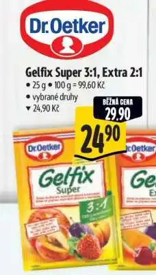 Albert Dr. Oetker Gelfix Super 3:1, Extra 2:1 nabídka
