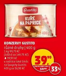 Penny Market Konzervy Gustito nabídka