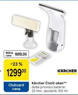 Tesco Kärcher Čistič oken nabídka