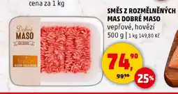 Penny Market SMĚS Z ROZMĚLNĚNÝCH MAS DOBRÉ MASO nabídka