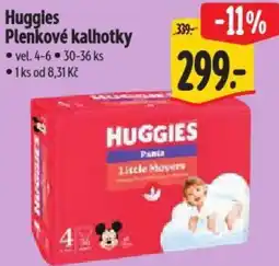 Albert Huggies Plenkové kalhotky nabídka