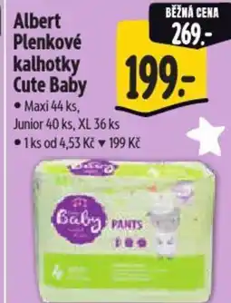 Albert Albert Plenkové kalhotky Cute Baby nabídka