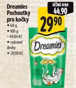 Albert Dreamies Pochoutky pro kočky nabídka