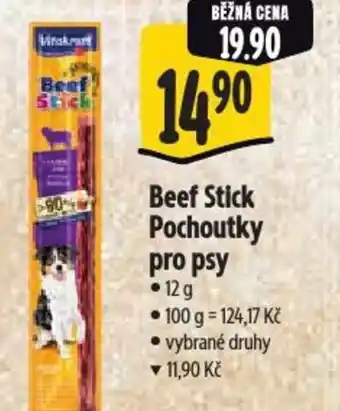 Albert Beef Stick Pochoutky pro psy nabídka