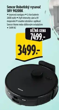 Albert Sencor Robotický vysavač SRV 9020BK nabídka