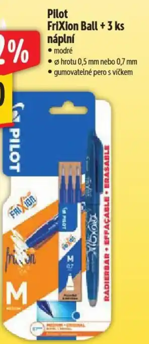 Albert Pilot Frixion Ball +3 ks náplní nabídka
