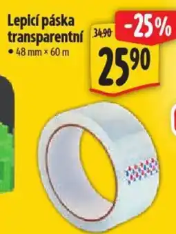 Albert Lepicí páska transparentní nabídka