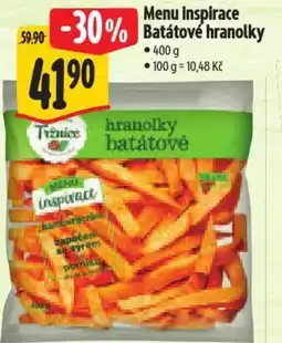 Albert Menu inspirace Batátové hranolky nabídka