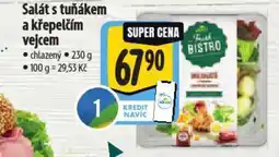 Albert Salát s tuňákem a křepelčím vejcem nabídka