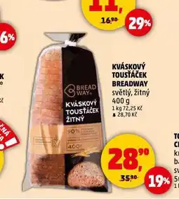 Penny Market Breadway kváskový tousťáček nabídka