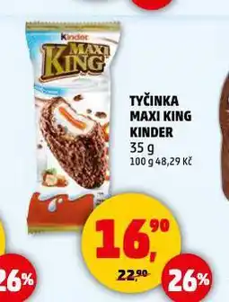 Penny Market Tyčinka kinder maxi king nabídka