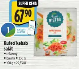 Albert Kuřecí kebab salát nabídka