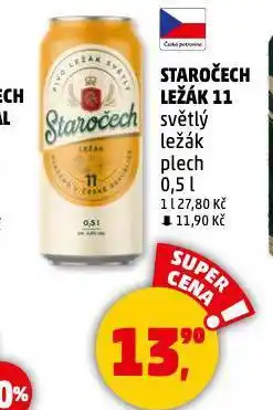 Penny Market Pivo staročech nabídka