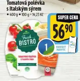 Albert Tomatová polévka s italským sýrem nabídka