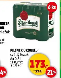 Penny Market Pivo pilsner urquell nabídka