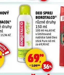 Penny Market Borotalco deo sprej nabídka