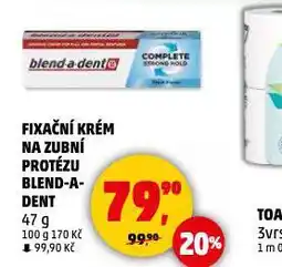 Penny Market Blend a dent fixační krém na zubní protézu nabídka