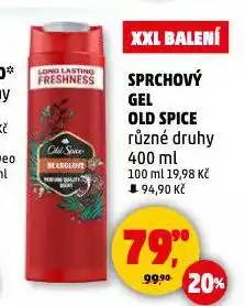 Penny Market Old spice sprchový gel nabídka
