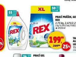 Penny Market Rex prací prostředek nabídka