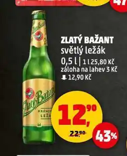 Penny Market Pivo zlatý bažant nabídka