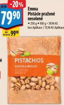 Albert Emma Pistácie pražené nesolené nabídka