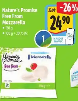 Albert Nature's Promise Free From Mozzarella nabídka