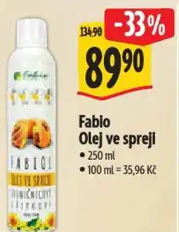 Albert Fabio Olej ve spreji nabídka