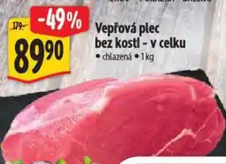 Albert Vepřová plec bez kosti - v celku nabídka