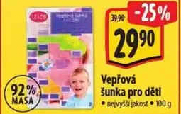 Albert Vepřová šunka pro děti nabídka