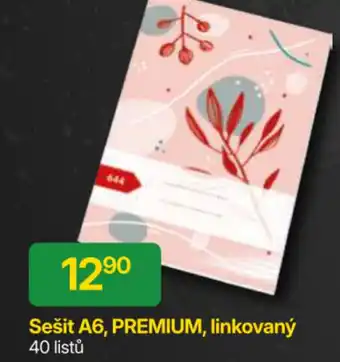 Hruška Sešit A6, PREMIUM, linkovaný nabídka