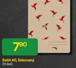 Hruška Sešit A5, linkovaný nabídka
