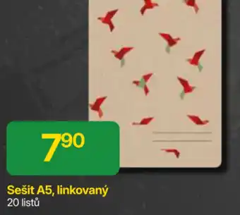 Hruška Sešit A5, linkovaný nabídka