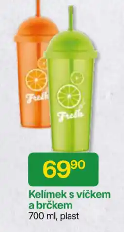 Hruška Kelímek s víčkem a brčkem nabídka