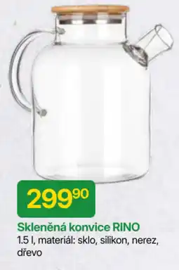 Hruška Skleněná konvice RINO nabídka
