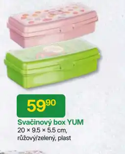 Hruška Svačinový box YUM nabídka