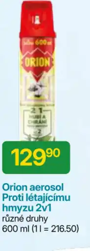 Hruška Orion aerosol Proti létajícímu hmyzu 2v1 nabídka