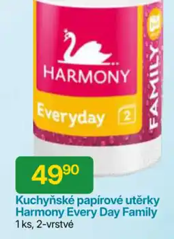 Hruška Kuchyňské papírové utěrky Harmony Every Day Family nabídka
