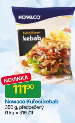 Hruška Nowaco Kuřecí kebab nabídka