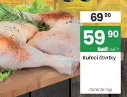 Kubík potraviny Kuřecí čtvrtky nabídka