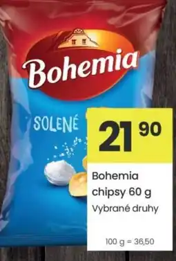 Kubík potraviny Bohemia chipsy nabídka