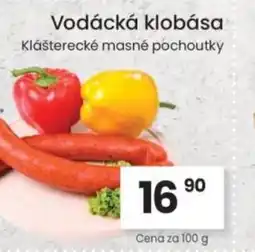 Kubík potraviny Vodácká klobása nabídka