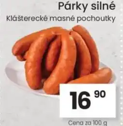 Kubík potraviny Párky silné nabídka