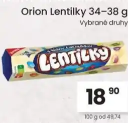 Kubík potraviny Orion Lentilky nabídka