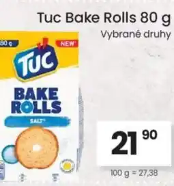 Kubík potraviny Tuc Bake Rolls nabídka