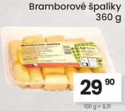 Kubík potraviny Bramborové špalíky nabídka