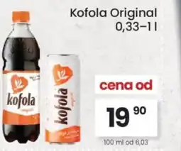 Kubík potraviny Kofola Original nabídka