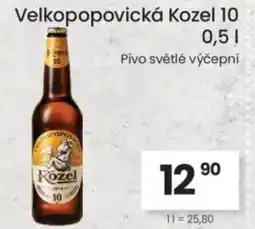 Kubík potraviny Velkopopovická Kozel 10 nabídka